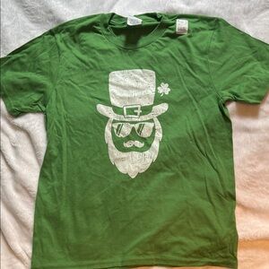 Green Leprechaun Kids Short Sleeve Tee (Youth M)